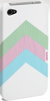 Dicota Löv Hard Cover wzornictwo-twardą skorupą do iPhone'a 4 Wymiary zewnętrzne 60 X 115 X 9 mm biała/kolorowa 30016