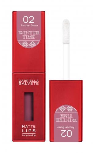 Gabriella Salvete Winter Time Matte Lips pomadka 4,5 ml 02 Frozen Berry
