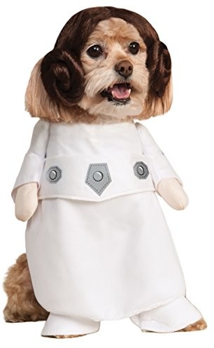 Rubie's rubie 's oficjalny Pet Dog kostium, księżniczka Leia, Star Wars  małe, l, jednokolorowy 887894LXL