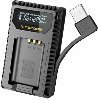 Фото - Зарядний пристрій для камери Nitecore Ładowarka  Ładowarka Usb Na 2x Akumulator Sony Np-bx1 Npbx1 + Ekra 