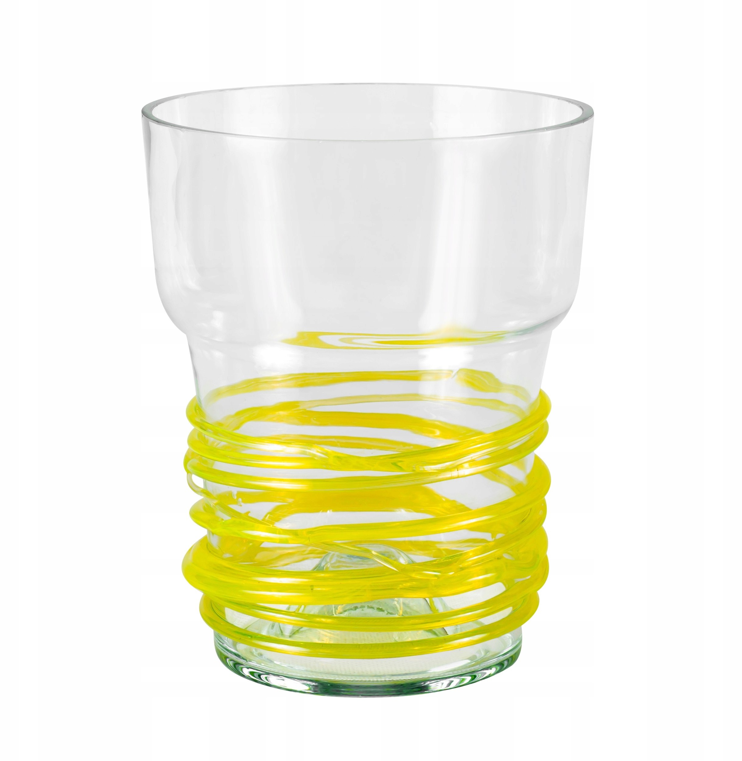 Osłonka szklana storczyk bezbarwna Oplot żółty