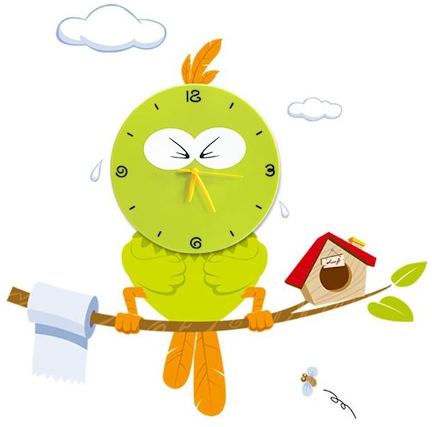 KINKIET BIRD LED CLOCK 1W LED Sprawdź kupon rabatowy w koszyku