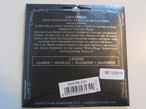 Aquila Aquila AQ U LS 117U Lava zestaw ukulele (GCEA Baritone, high-G) CAQ 117U