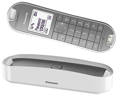 Panasonic KX-TGK320 designerski telefon bezprzewodowy z automatyczna sekretarka, biały KX-TGK320GW