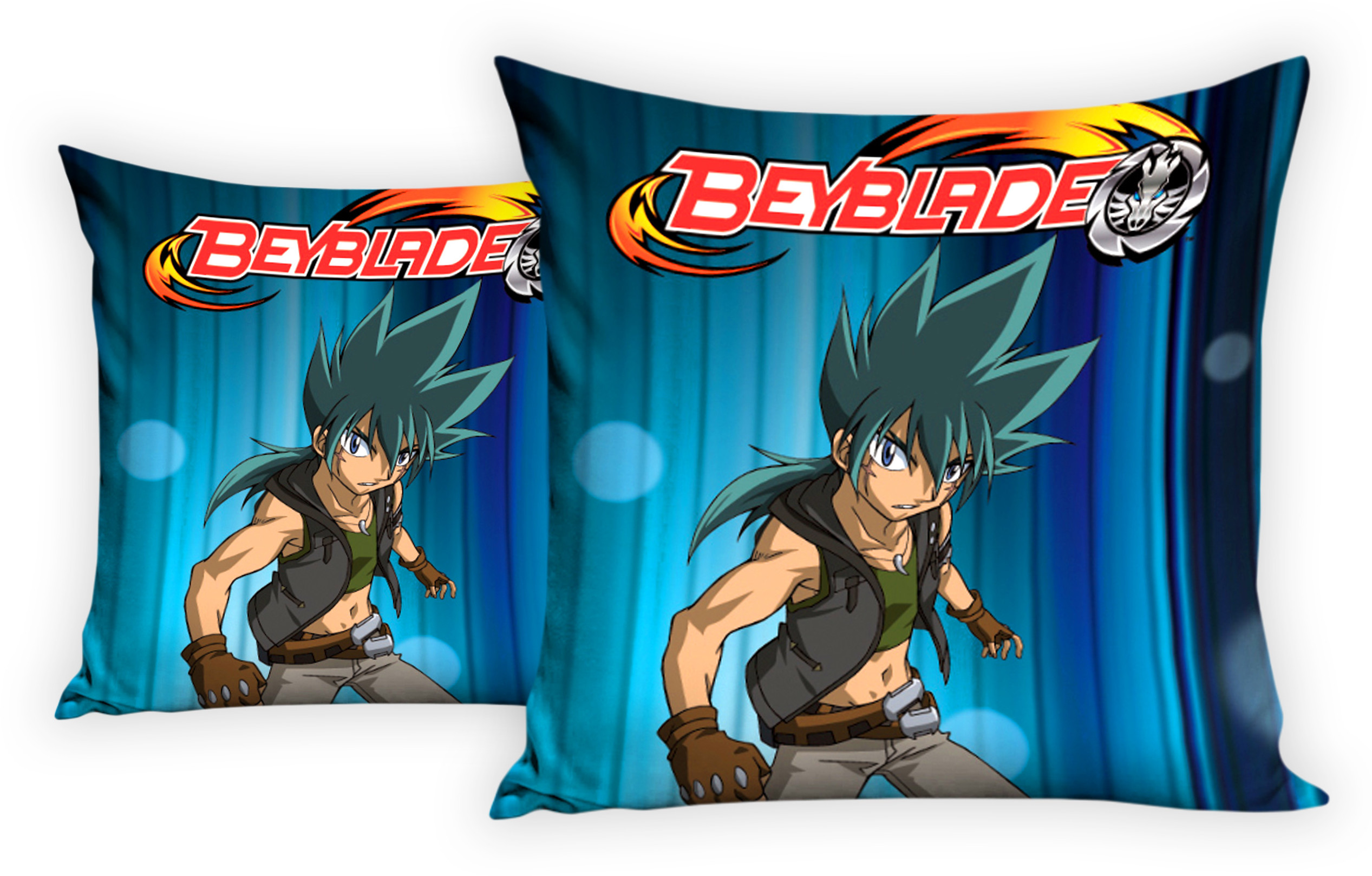 Poszewka Bawełna na Jasiek Beyblade 40x40 Zielony