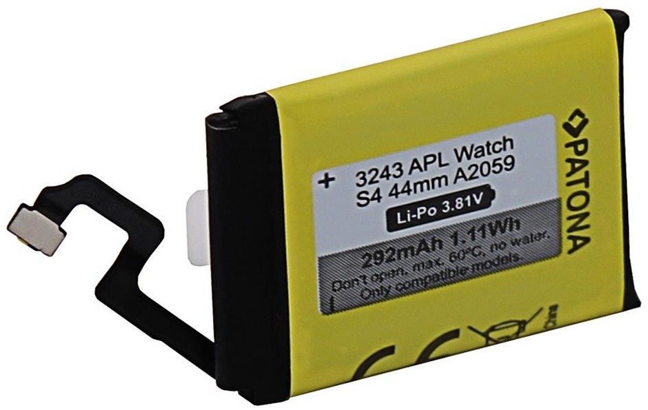 Apple PATONA PATONA - Bateria do zegarka Watch 4 292mAh A2059 44 mm