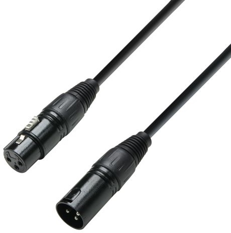 Adam Hall adam hall 3 Star Series XLR-DMX kabel męski na żeński 30 m K3DMF3000