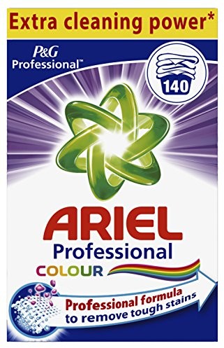 Ariel Professional prania tkanin kolorowych proszku, 140 ładunki do mycia 8001090757845