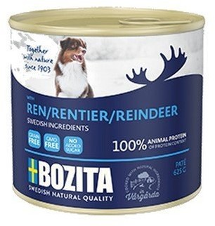 Bozita Dog Pasztet z reniferem puszka 625g 16315