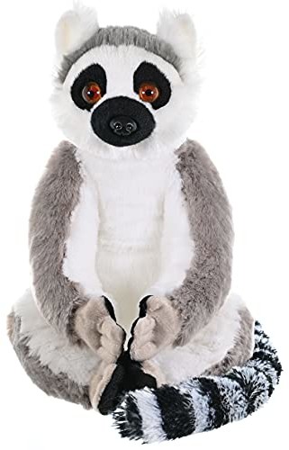 Wild Republic Lemur pluszowa miękka zabawka, przytulanki do przytulania, prezenty dla dzieci 30 cm 10948