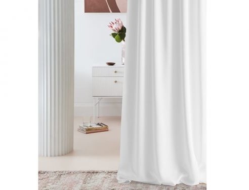 Room99 ZASŁONA ZACIEMNIAJĄCA LAUREL - BIAŁA 140x250 5908224060099