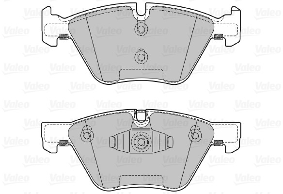 VALEO klocki hamulcowe z nrs 601126 601126
