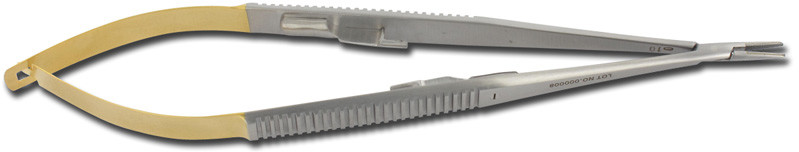 GIMA ZŁOTE CASTROVIEJO DO IGIEL -18 cm Narzędzia medyczne proste z szorstką końcówką GMA26551