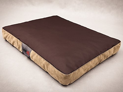 Hobbydog mmatfzb7 materac dla psa łóżko dla psa kosz na psy sofa dla psa flok, M, 70 m X 50 x 12 cm, ciemnobrązowy