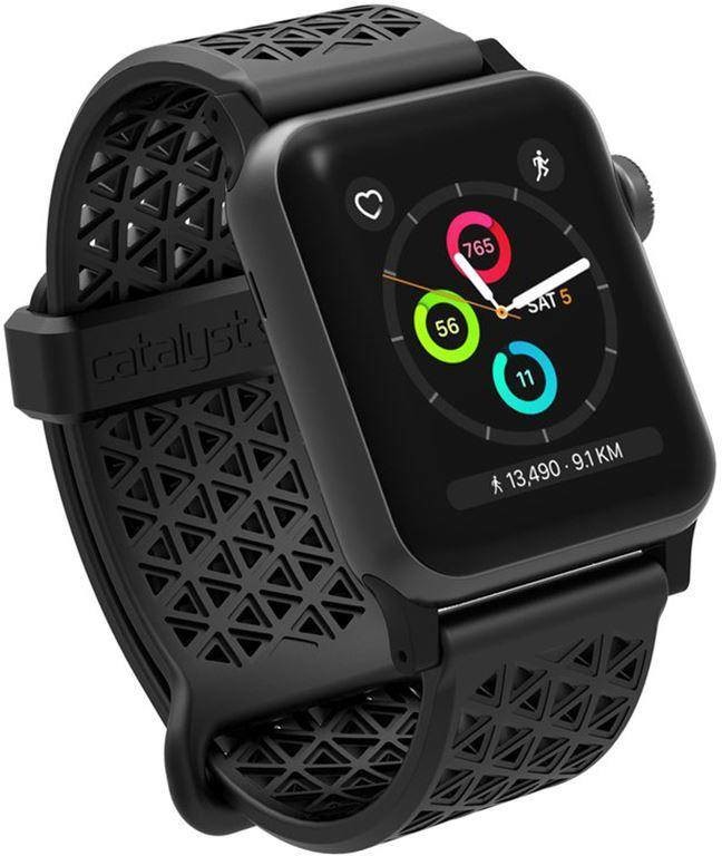 Catalyst Sport Band - Elastyczny pasek do Apple Watch 38/40/41 mm (Stealth Black) b2btrade-11565-0