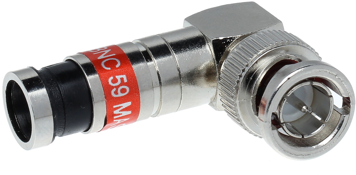 Wtyk kompresyjny kątowy BNC-WK/ZAC-RG59 BNC-WK/ZAC-RG59