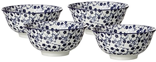 Ritzenhoff & Breker naczynia z porcelany, seria Royal, kolor niebiesko-biały, Sakura, 15.50 x 15.50 x 8 cm 201185