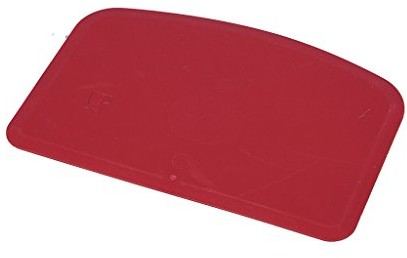 Maya Professional Tools 71911  3 szpachelka, elastyczny, z metalowym i rozpoznawania rentgenowskie, FBK/Higiena żywności, 146 MM X 98 MM X 1,65 MM, czerwony 71911-3