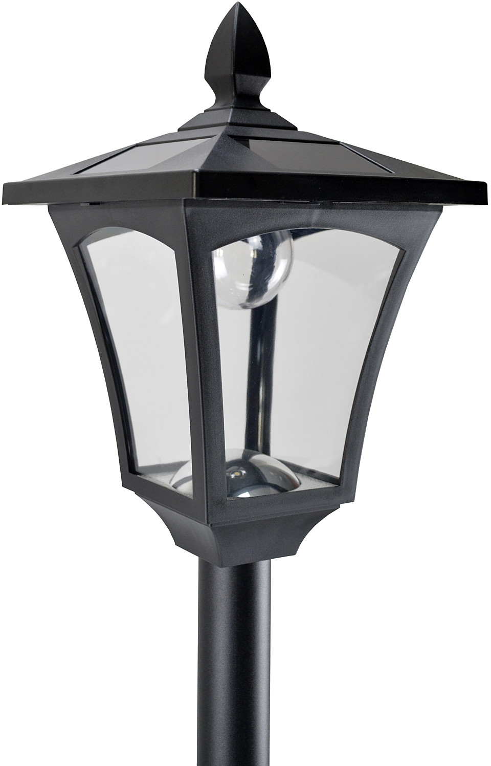 Outsunny LATARNIA OGRODOWA SOLARNA 40 lumenów czarna W160 cm