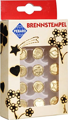 Pebaro Pebaro 12-częściowy kwiat/diamencik/księżyc/koło/serce/gwiazdy pieczenie znaczków 20200
