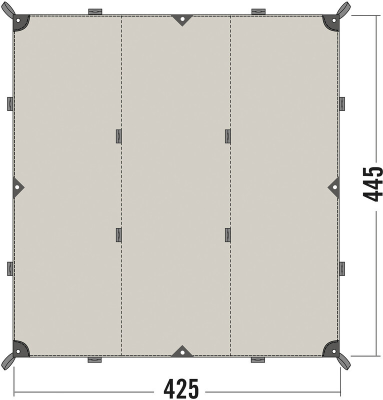 Tatonka Tarp 1 TC, sand beige 2021 Plandeki biwakowe 2465-321-0