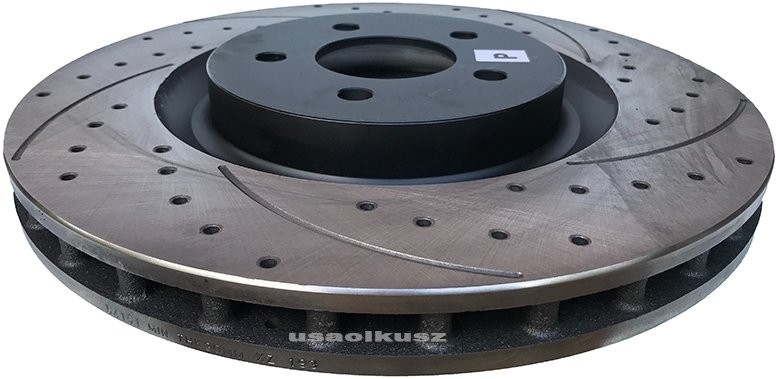 MIKODA Przednia WIERCONA NACINANA tarcza hamulcowa 355mm Ford Mustang 2005-2014 54151