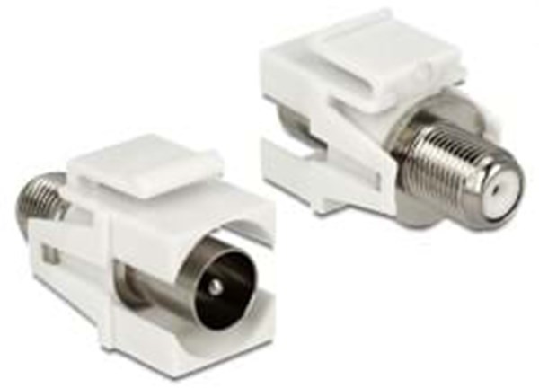 Delock Keystone module IEC male F female 86335