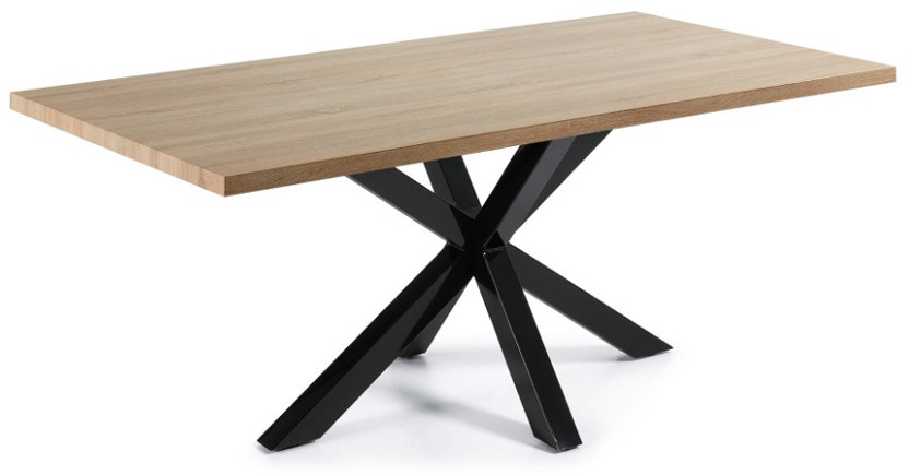 LA FORMA Stół Arya Black Natural Sonoma C408m46 79,0x200,0x100,0/Stół