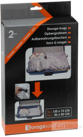 Storagesolutions Worki próżniowe na ubrania STORAGESOLUTIONS, komplet, 2 szt.