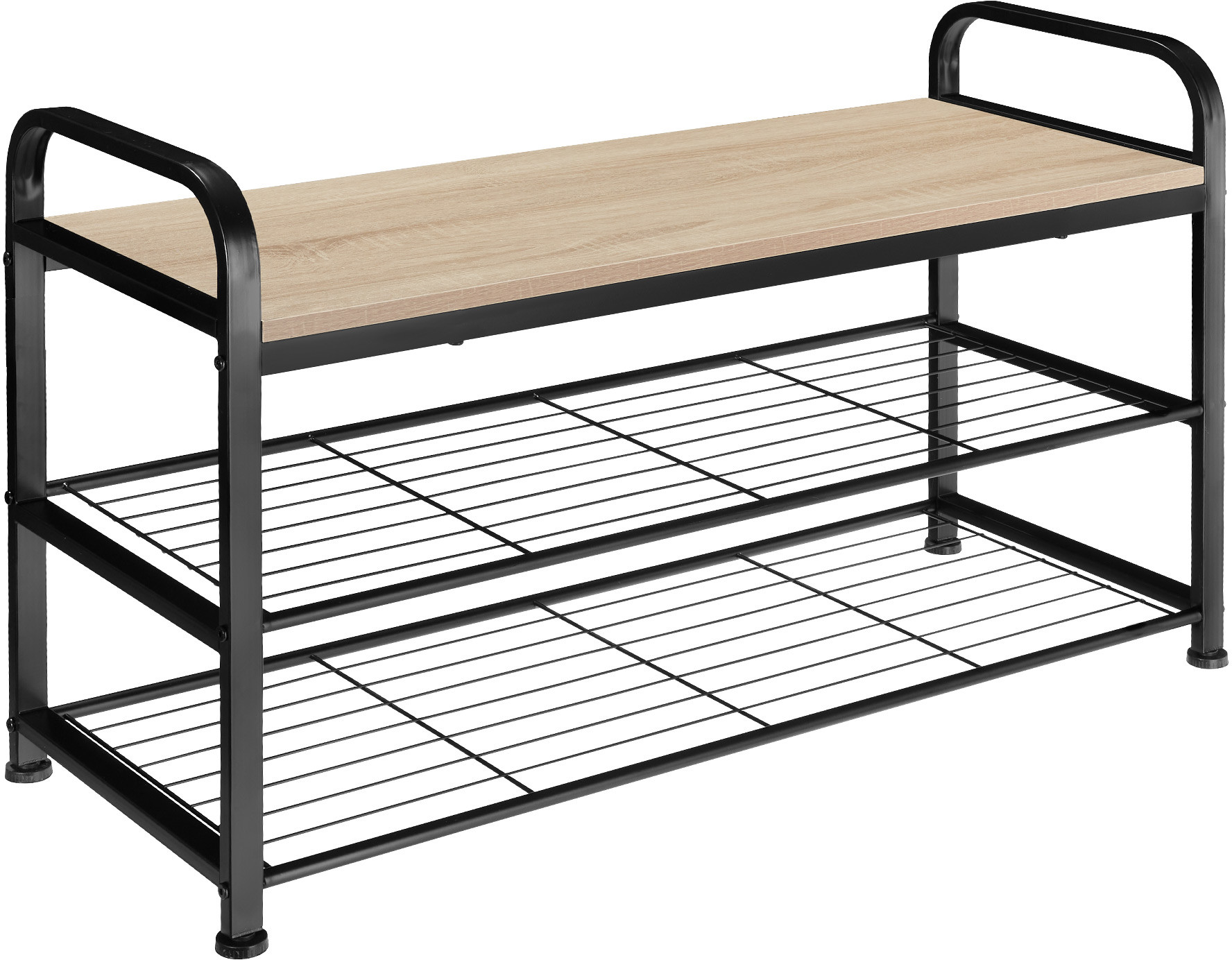 tectake Regał na buty Southampton - industrialny jasny 404286