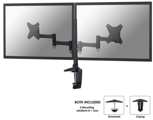 NewStar Uchwyt biurkowy do 2 monitorów FPMA-D1330DBLACK