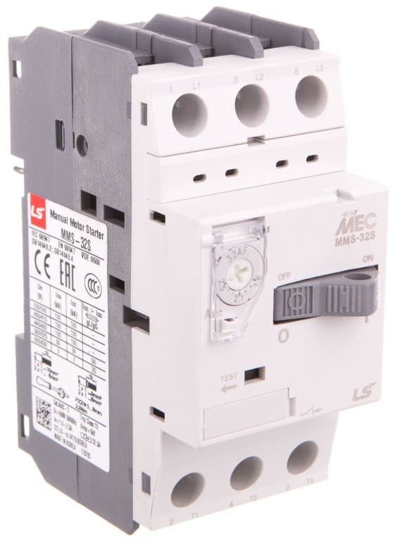 ANIRO LSIS Wyłącznik silnikowy 1,6-2,5A MMS-32S 2,5A MMS-32S 2.5A