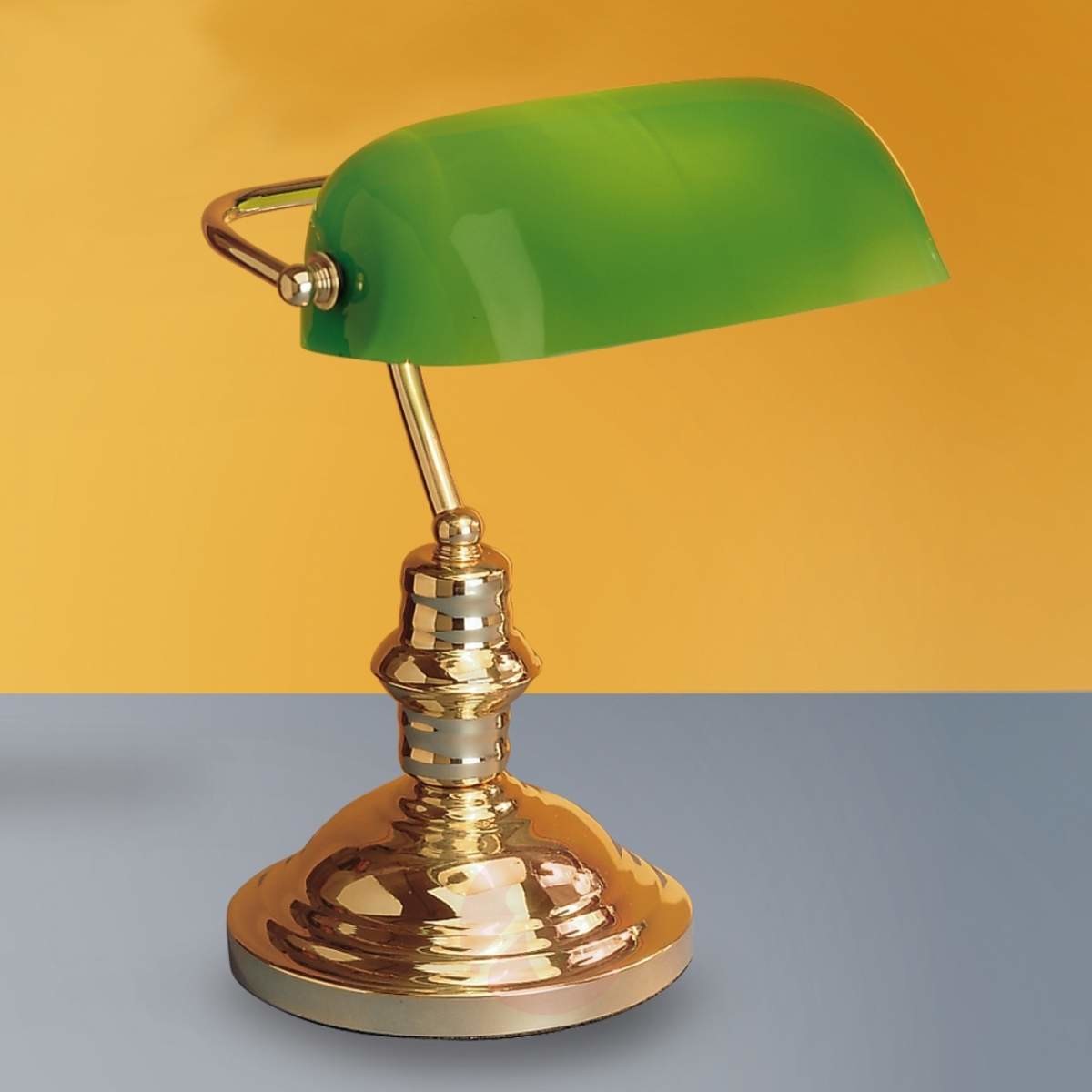 Orion Piękna lampa stołowa Onella zielona
