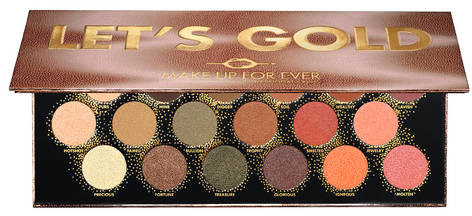 MAKE UP FOR EVER Let's Gold  - Paleta cieni do powiek
