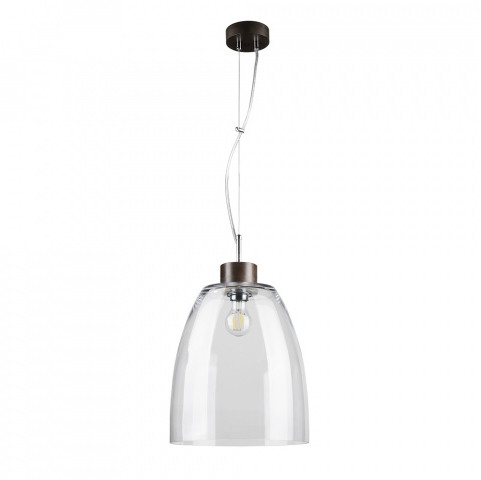 Spotlight Premium Collection Lampa wisząca Campana 9842076 SPOTLight Premium Collection szklana oprawa z bukową podsufitką 9842076