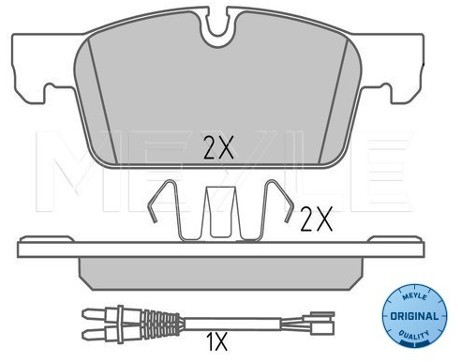 Wulf Gaertner Autoparts Zestaw klocków hamulcowych, hamulce tarczowe Wulf Gaertner Autoparts 025 252 2217