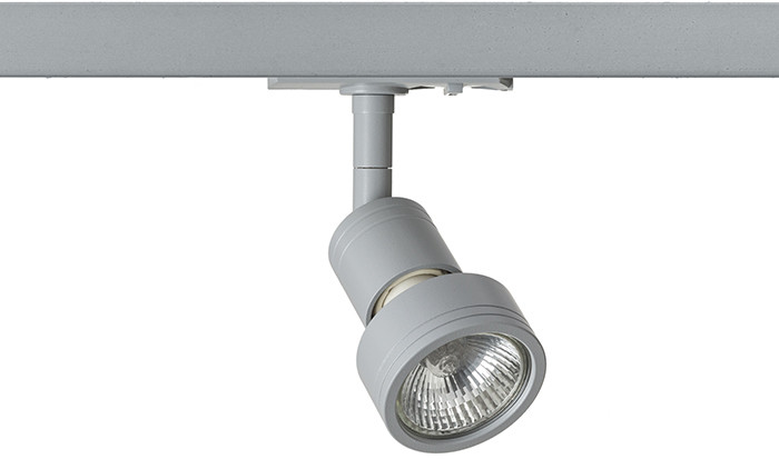 Redlux Oprawa szynowa PURINA do 3-faz szyny srebrnoszara 230V GU10 50W R12318