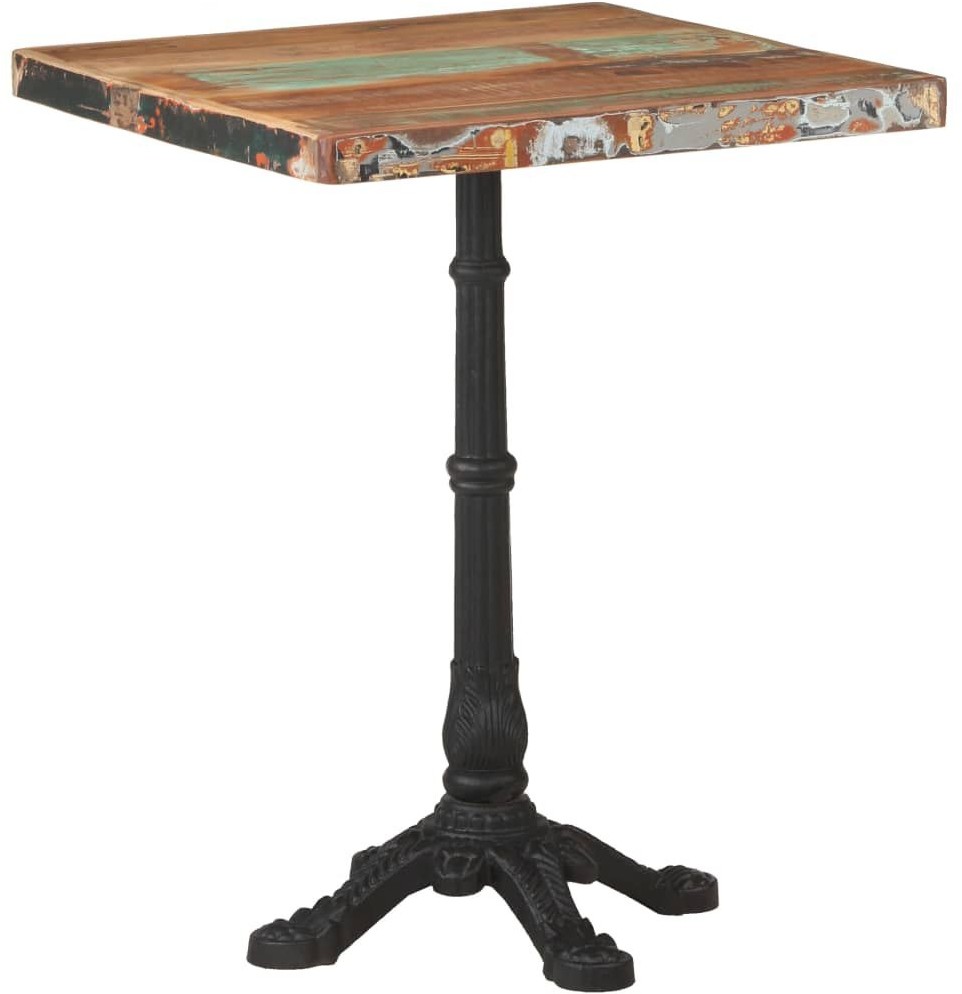 vidaXL Lumarko Stolik bistro, 60x60x76 cm, lite drewno odzyskane 321086