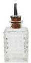 BAREQ Butelka do aromatyzowania koktajli 0,1 l, kwadratowa | Bitters bottle BPR-160-100