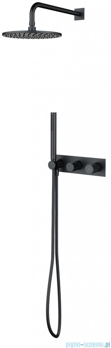 Omnires Contour system prysznicowy podtynkowy antracyt SYSCT10AT |
