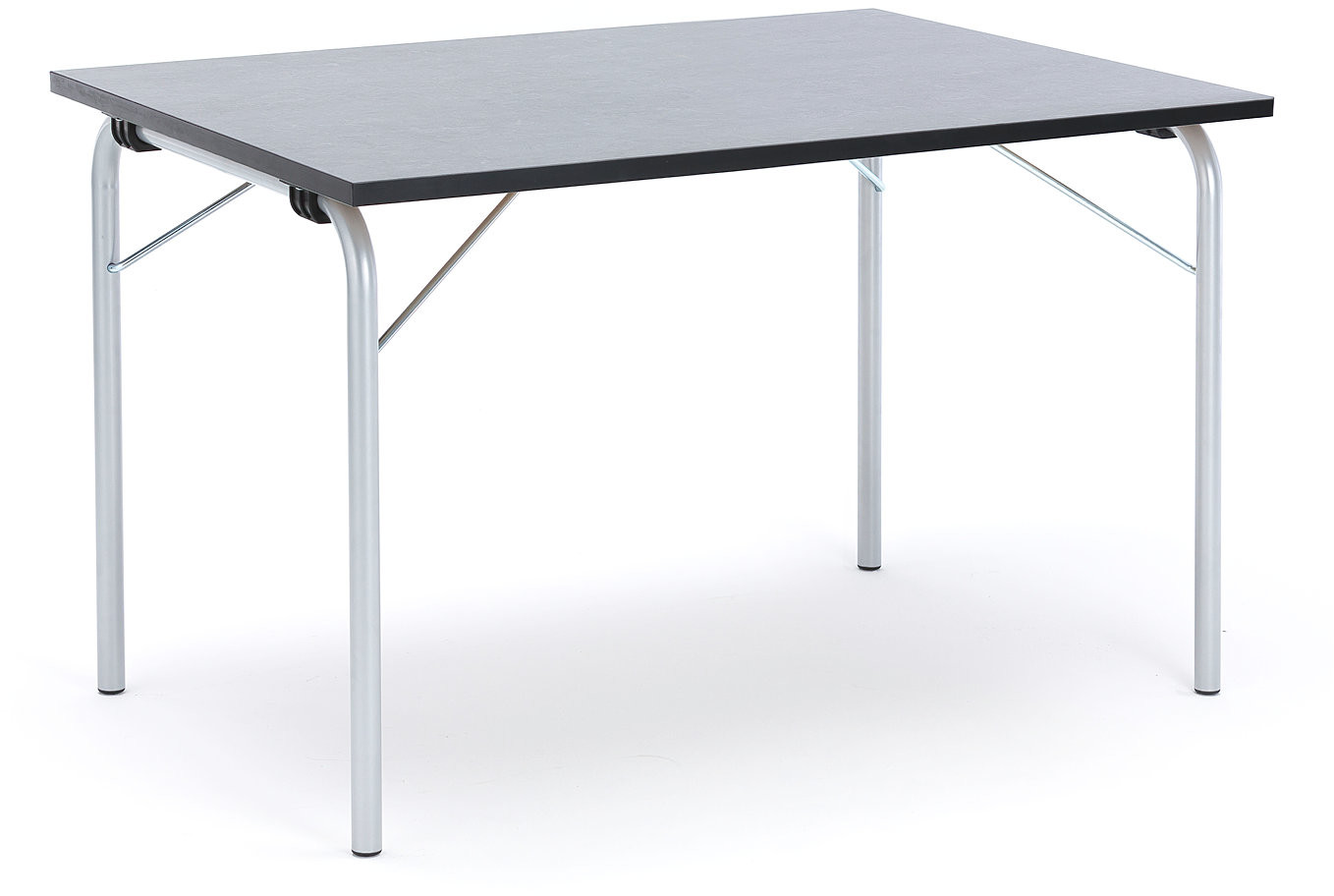 AJ Produkty Foldable table Nicke 1200x800 Forbo marmoleum decibel Vulcanic ash 387