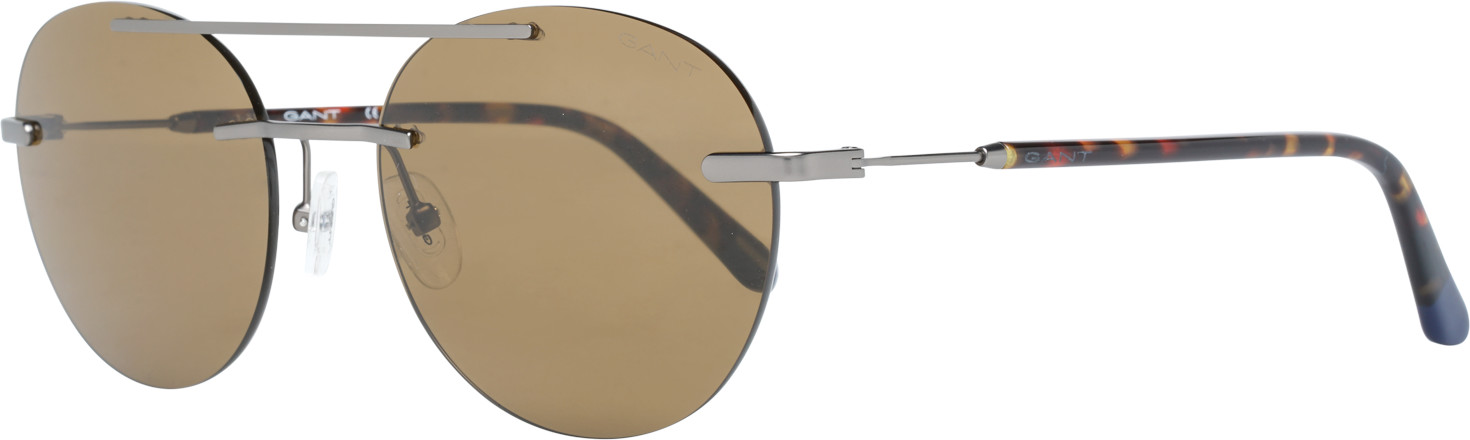 Gant Okulary Okulary przeciwsłoneczne męskie GA7184 09E 58 Brązowe 1019851