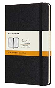 Moleskine 8055002852944 notes  klasyczna kolekcja średnia, w linie, twarda okładka, czarny