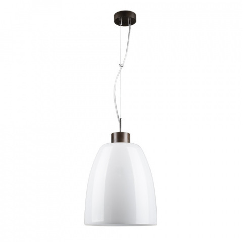 Spotlight Premium Collection Lampa wisząca Campana biała oprawa z bukową podsufitką 9844076