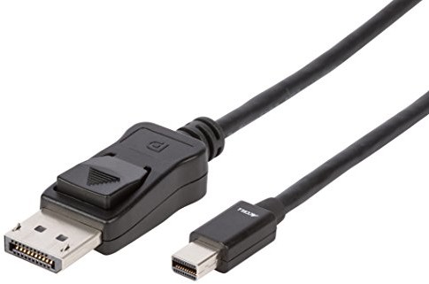 Unbekannt Accell B143B-003B UltraAV Mini DisplayPort na DisplayPort 1.2 kabel z blokadą blokady, 1 m, czarny czarny B143B-003B