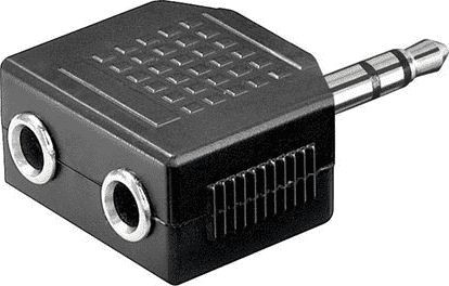 OEM Audio Adapter 3.5 mm stereo plug> 2x3 5mm st Coupler 11104 11104