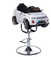 Barbiero Dziecięcy fotel fryzjerski Range Rover biały BCH-616/WHITE