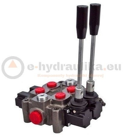 Galtech Rozdzielacze hydrauliczne Rozdzielacz hydrauliczny Q75, 2-sekcyjny 055020103001001