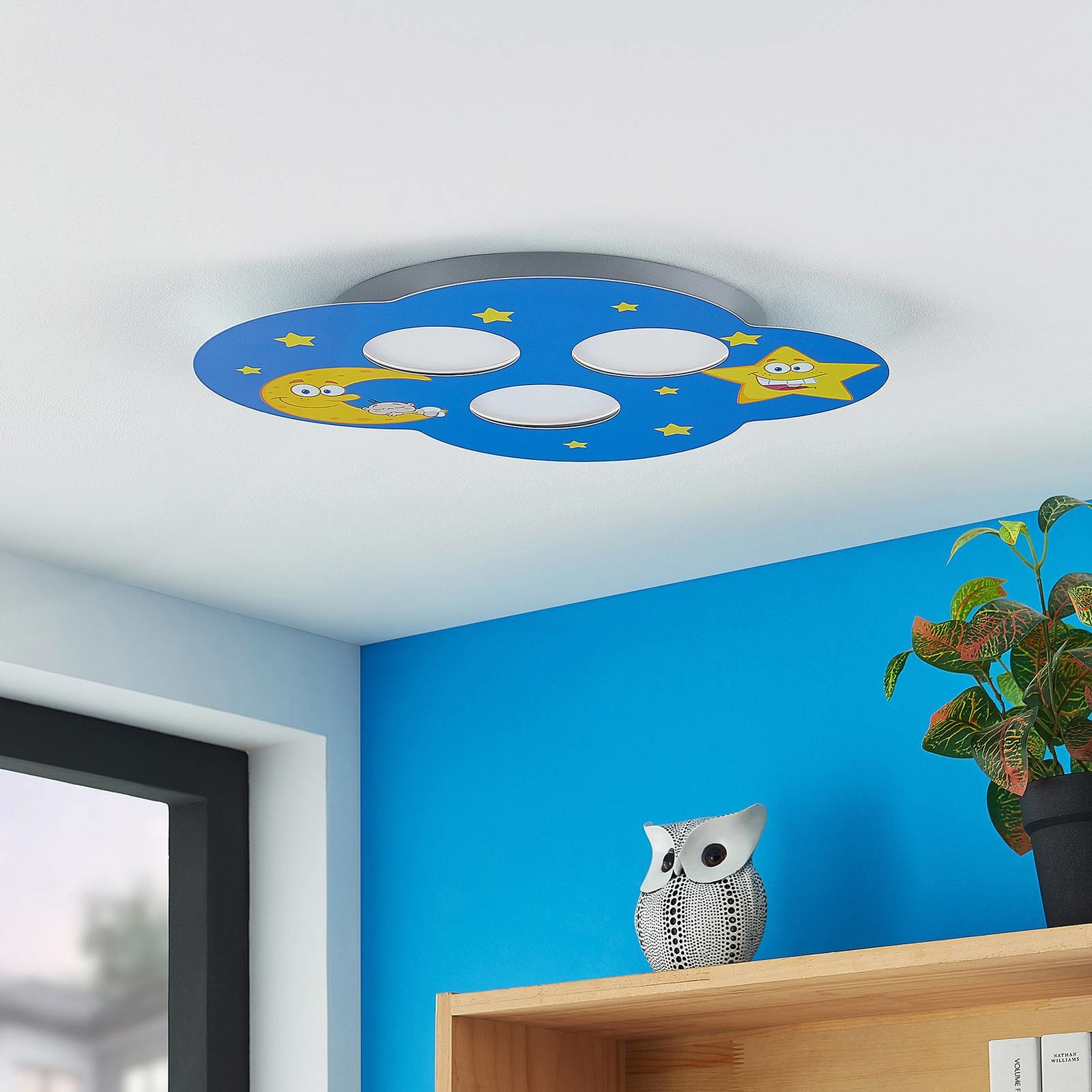 Lindby Lindby Thorke lampa sufitowa, nocne niebo