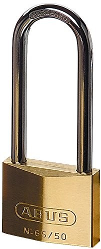 Abus ABUS  65/50 50 MM hb80 Brass Padlock długa szekla Carded  abu6550lsc